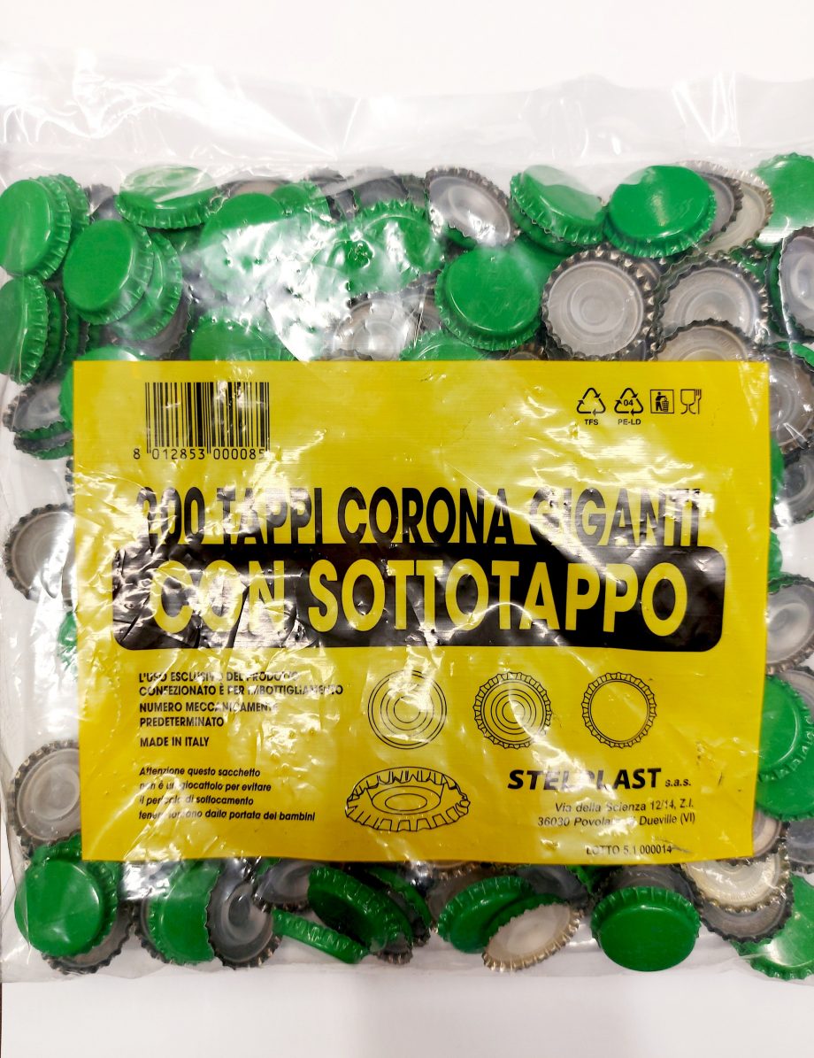 TAPPO CORONA CON BIDULE VERDE