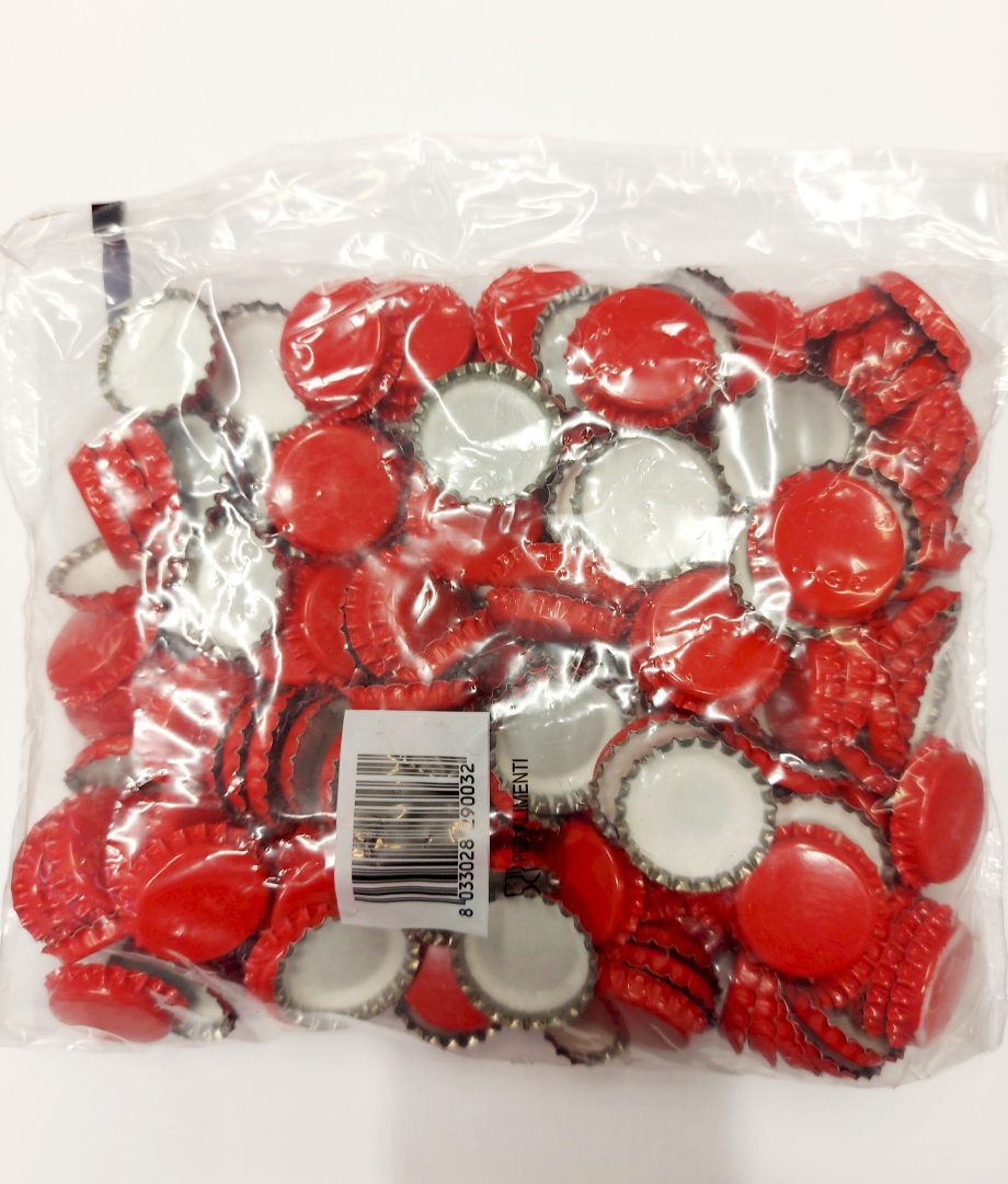 TAPPO CORONA 29 MM ROSSO