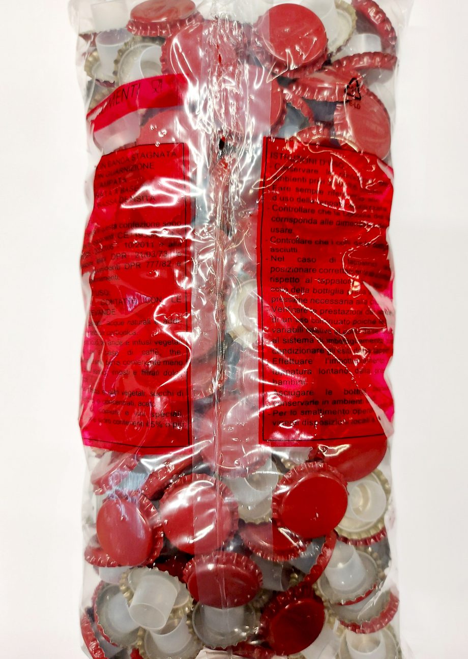 TAPPO CORONA CON BIDULE ALTA ROSSO