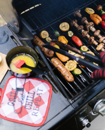 BARBECUE A GAS