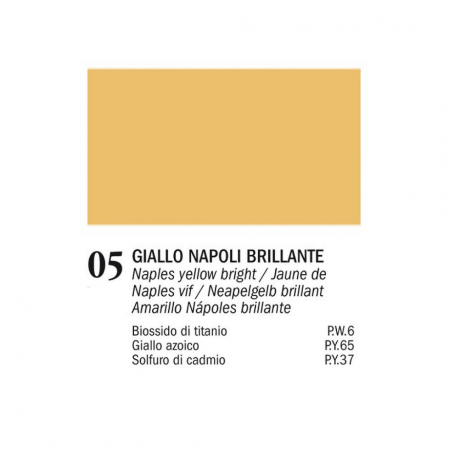 COLORE A OLIO 05 Giallo Napoli Brillante