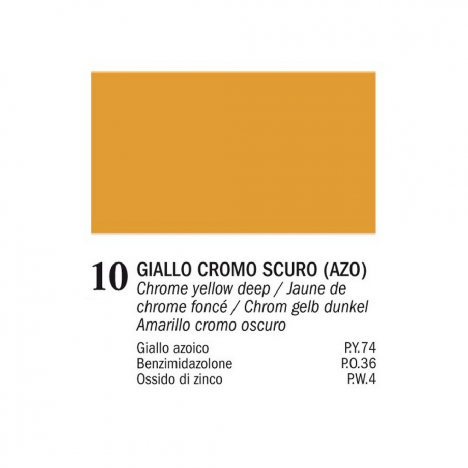 COLORE A OLIO 10 Giallo Cromo Scuro