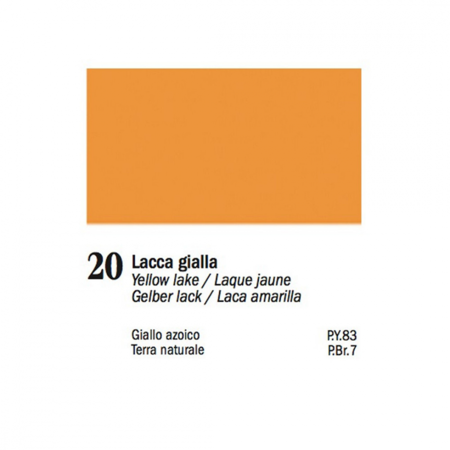 COLORE A OLIO 20 Lacca Gialla