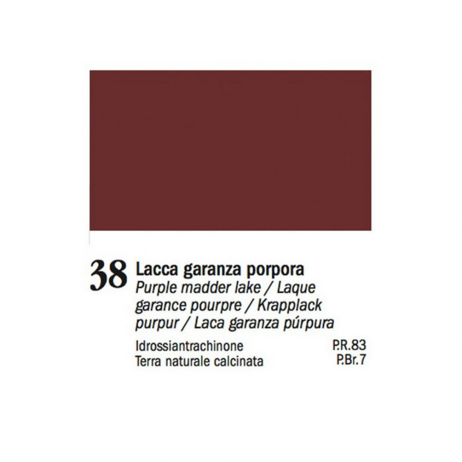 COLORE A OLIO 38 Lacca Garanza Porpora