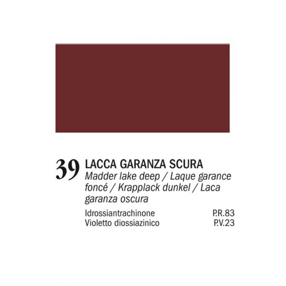 COLORE A OLIO 39 Lacca Garanza Scura