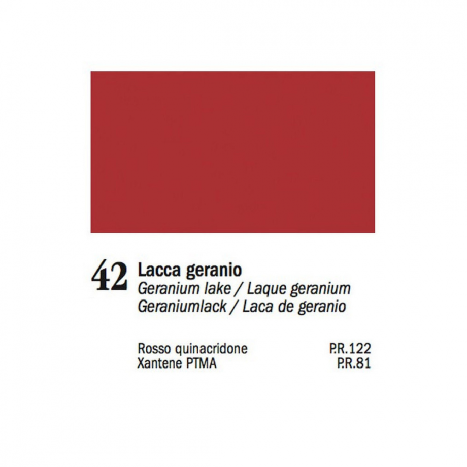 COLORE A OLIO 42 Lacca Geranio