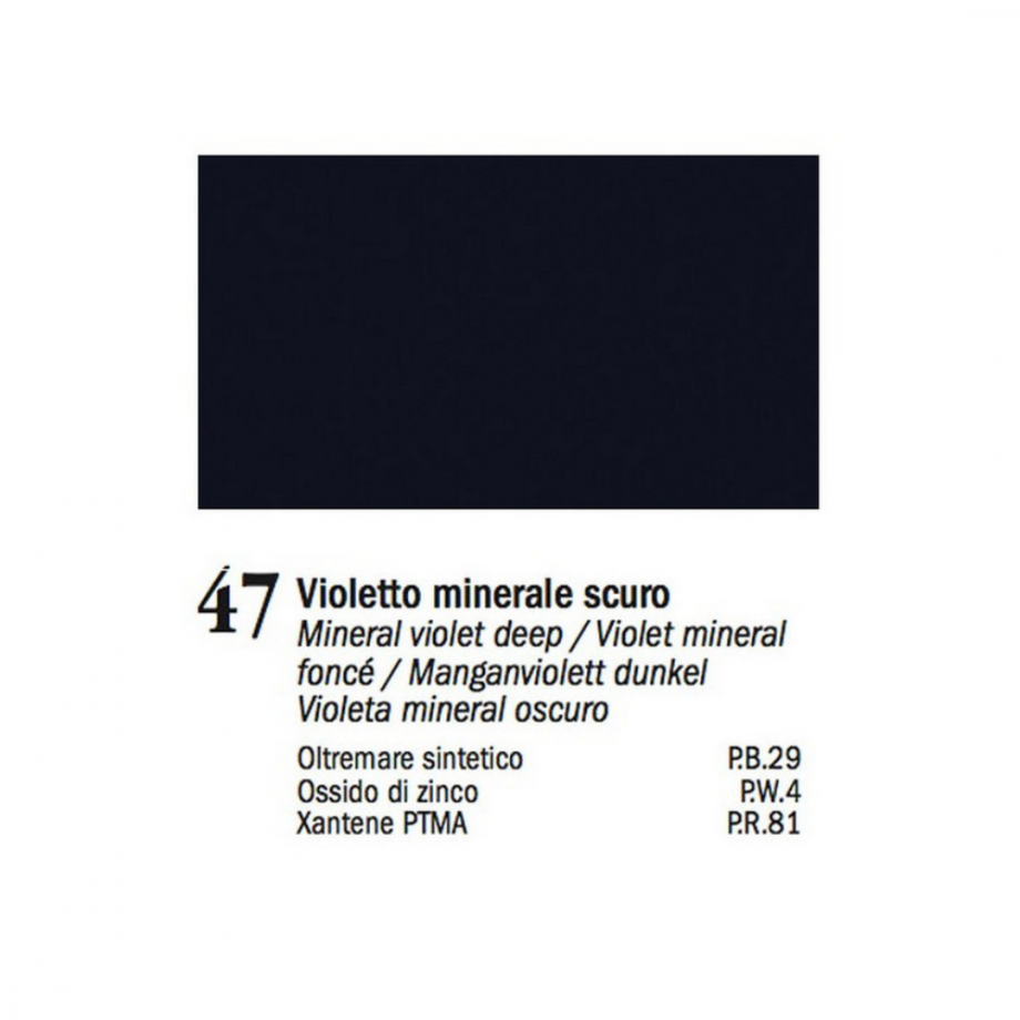 COLORE A OLIO 47 Violetto Minerale Scuro