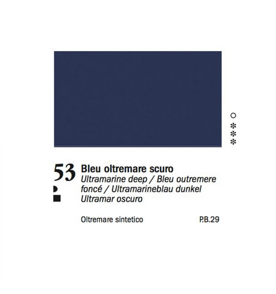 COLORE A OLIO 53 Bleu Oltremare