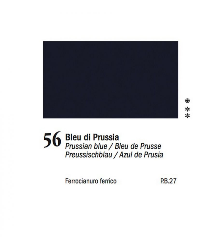 COLORE A OLIO 56 Bleu di Prussia