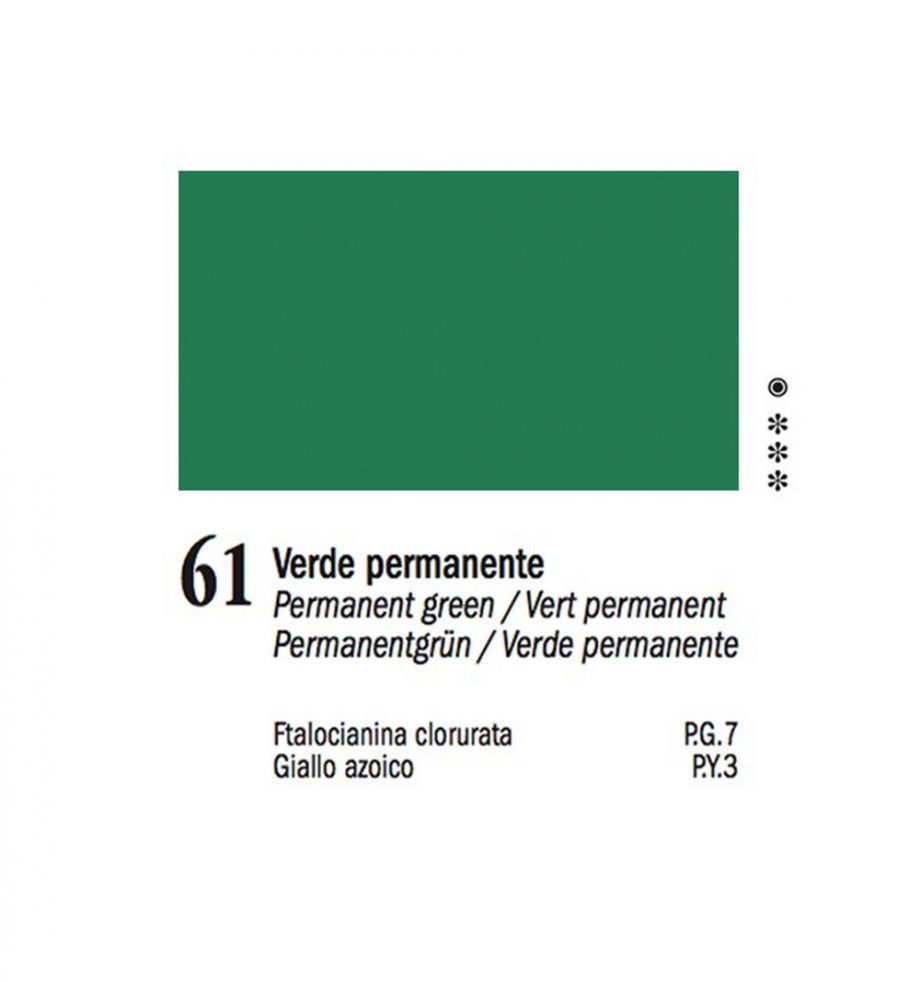 COLORE A OLIO 61 Verde Permanente