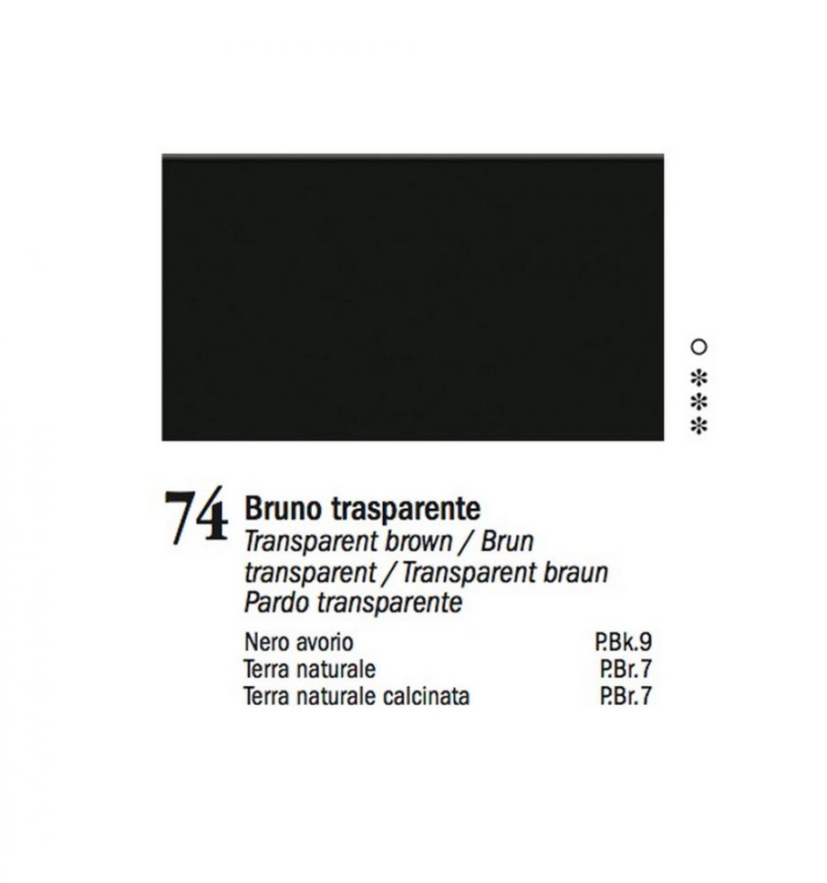 COLORE A OLIO 74 Bruno Trasparente