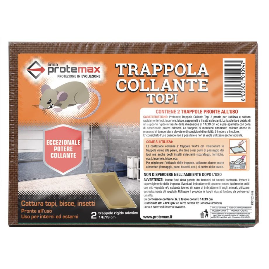Tavolette Collanti Topi 2 pezzi