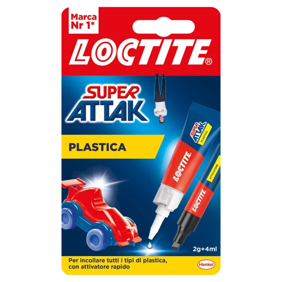 SUPER ATTAK PLASTICA 2 GR + 4 ML