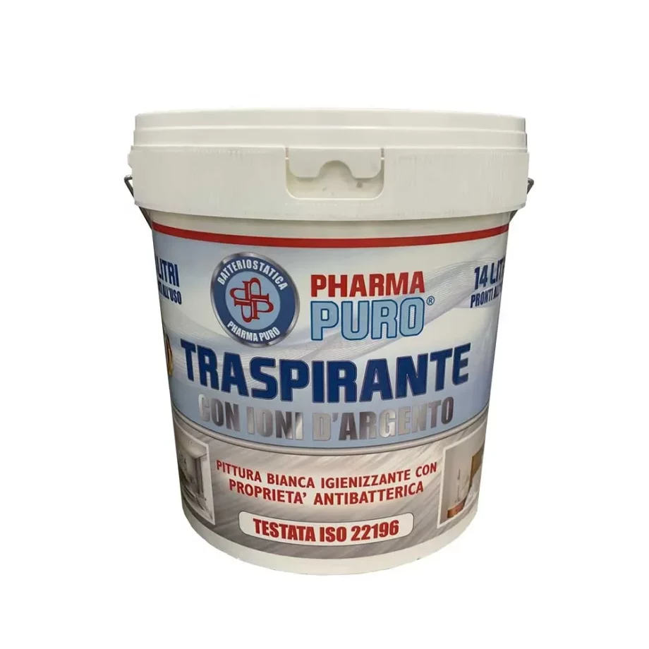 PITTURA TRASPIRANTE ANTIBATTERICA 14 LT