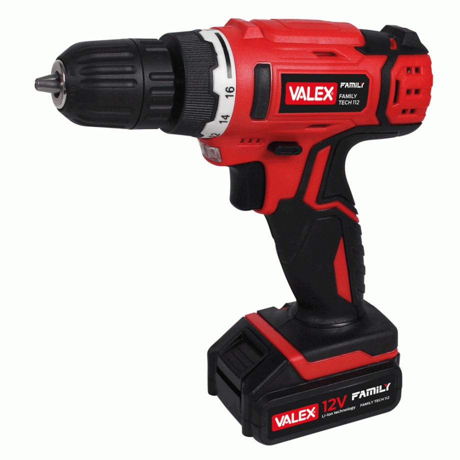 TRAPANO AVVITATORE BATTERIA LITIO FAMILY TECH 112