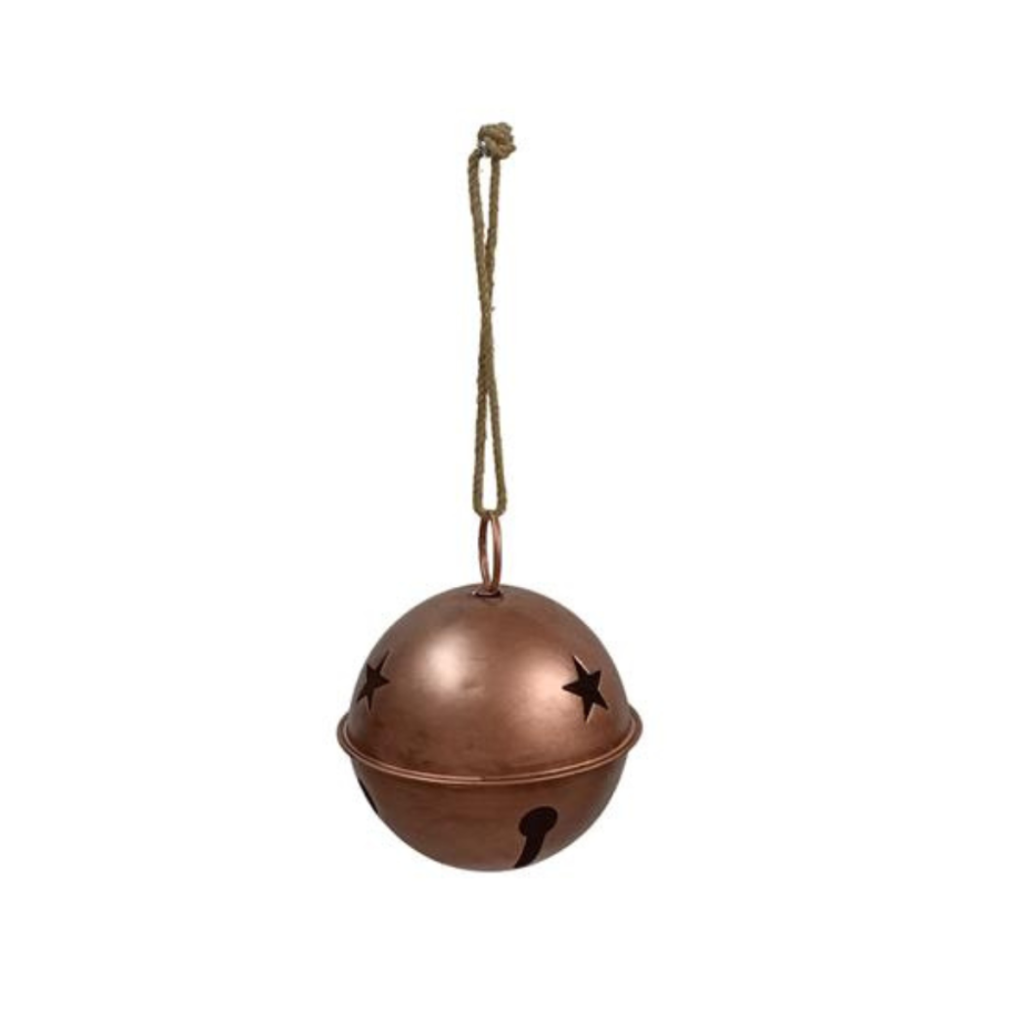 CAMPANACCIO DI NATALE IN METALLO 14 CM