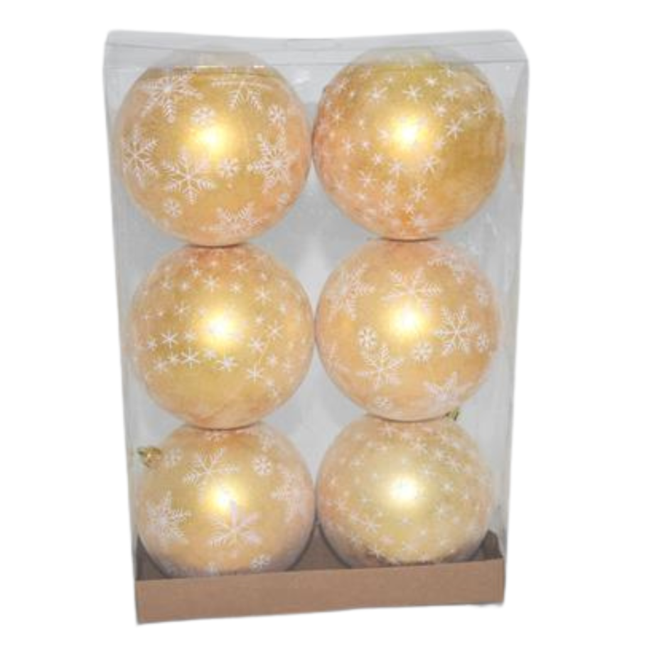 Palline di Natale Oro 10 cm