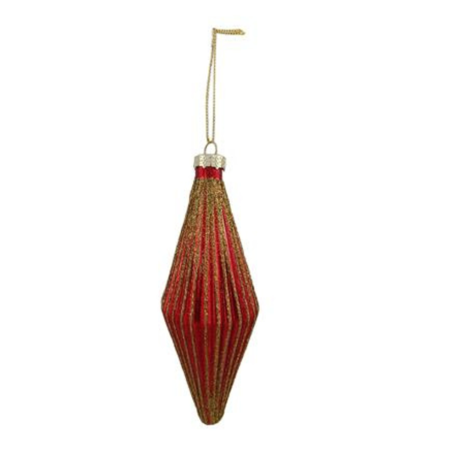 Palla Natale Diamante in vetro