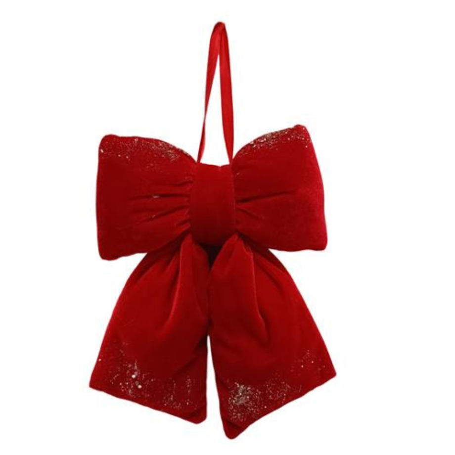 Fiocco Rosso in Velluto 23 cm