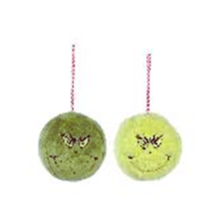 Sfera Grinch il Guasta Natale 10 cm